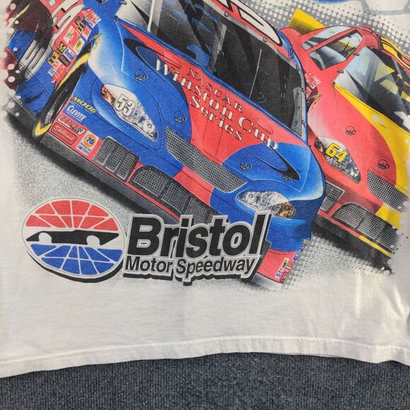 Chase Men's Bristol Motor Speedway T-Shirt White Medium Winston Cup Series - Picture 5 of 14
